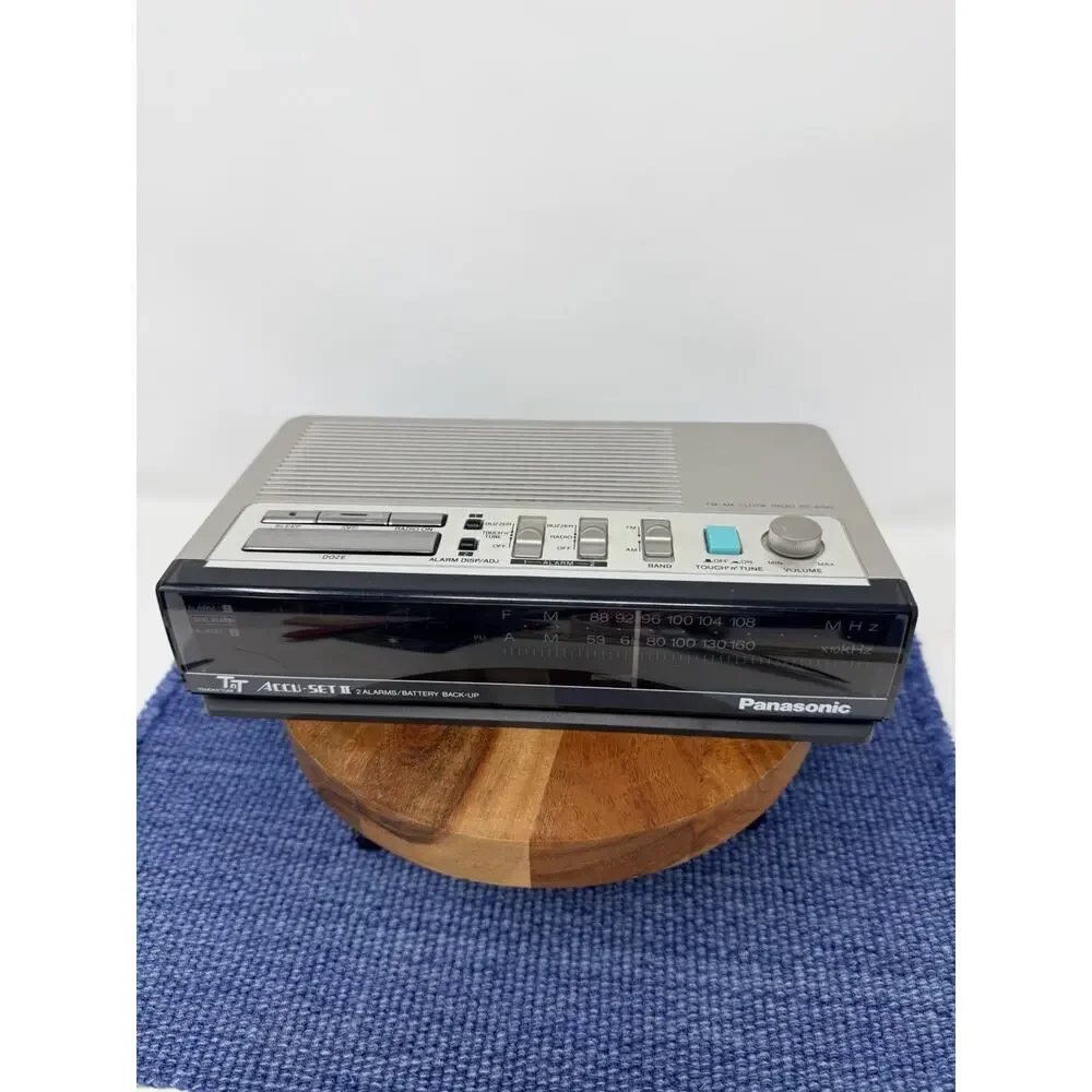Vintage panasonic accu set II 2 Alarms Tested Good Condition Read Description
